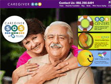 Tablet Screenshot of caregiversos.org